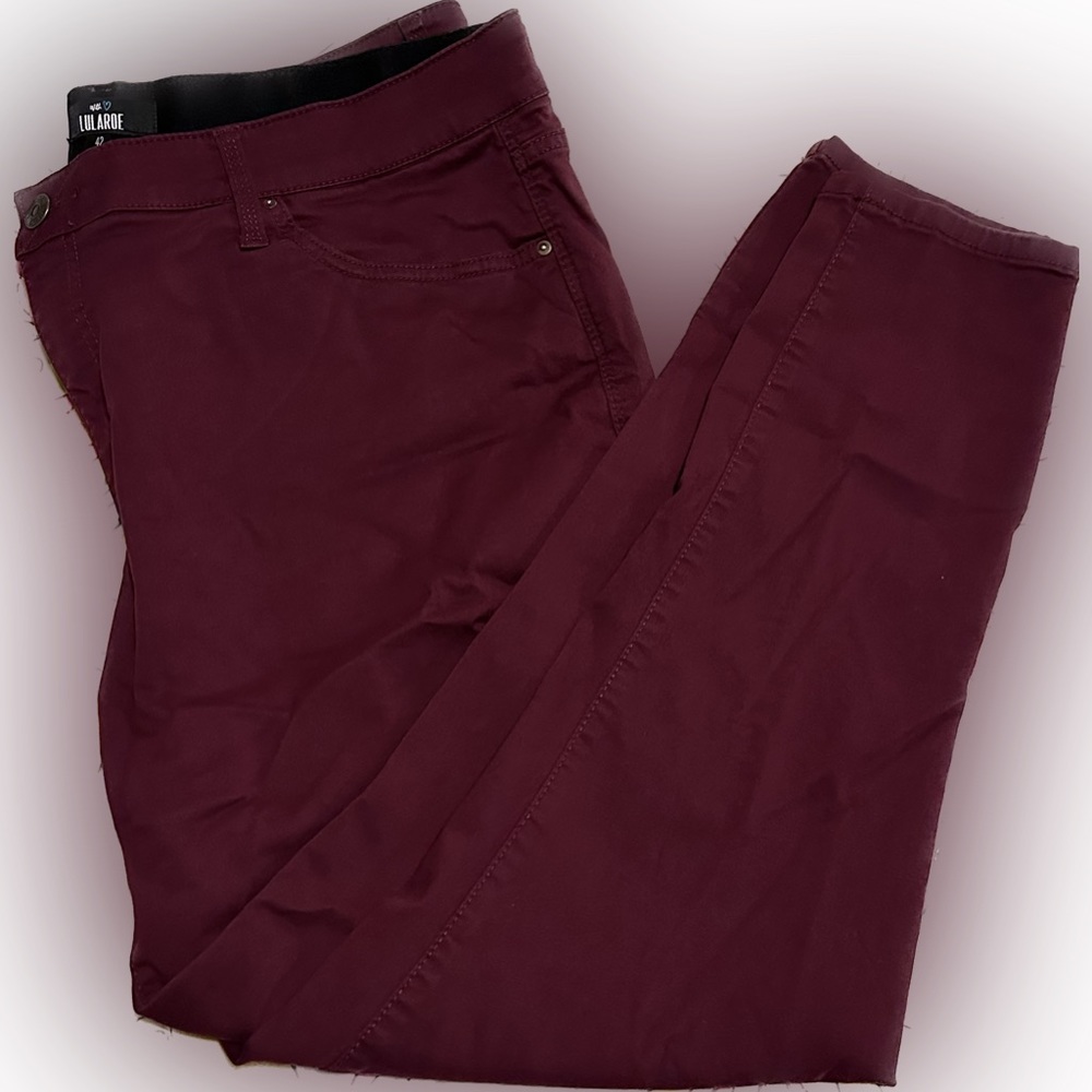 LuLaRoe Dark Red Jeans